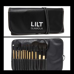 12pc Makeup Brush set with roll up pouch